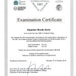 2018 Almanya Examination Certificate